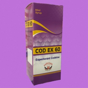 Codeine expectorant syrup (Codix).60 ml